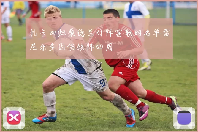 扎卡回归桑德兰对阵富勒姆名单雷尼尔多因伤缺阵四周